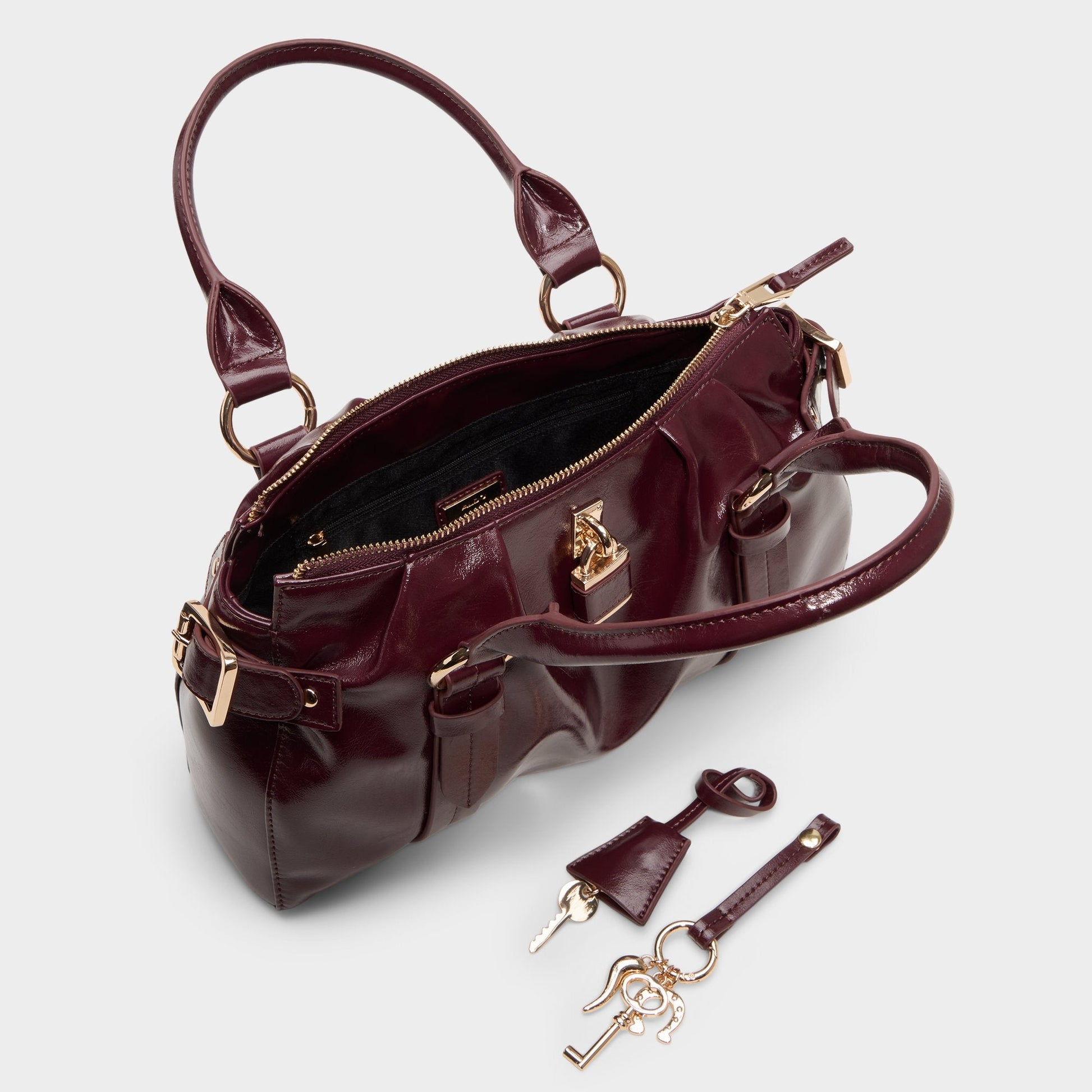 Alosaa in Bordo - Satchel bag - Bordo