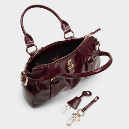 Alosaa in Bordo - Satchel bag - Bordo