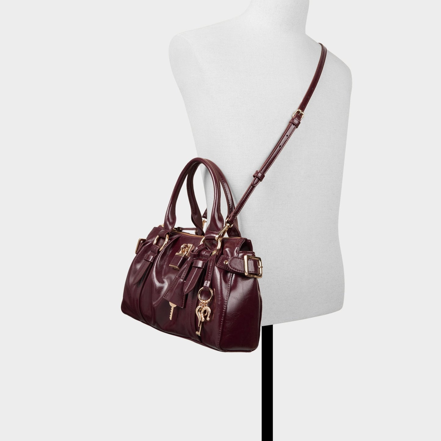 Alosaa in Bordo - Satchel bag - Bordo