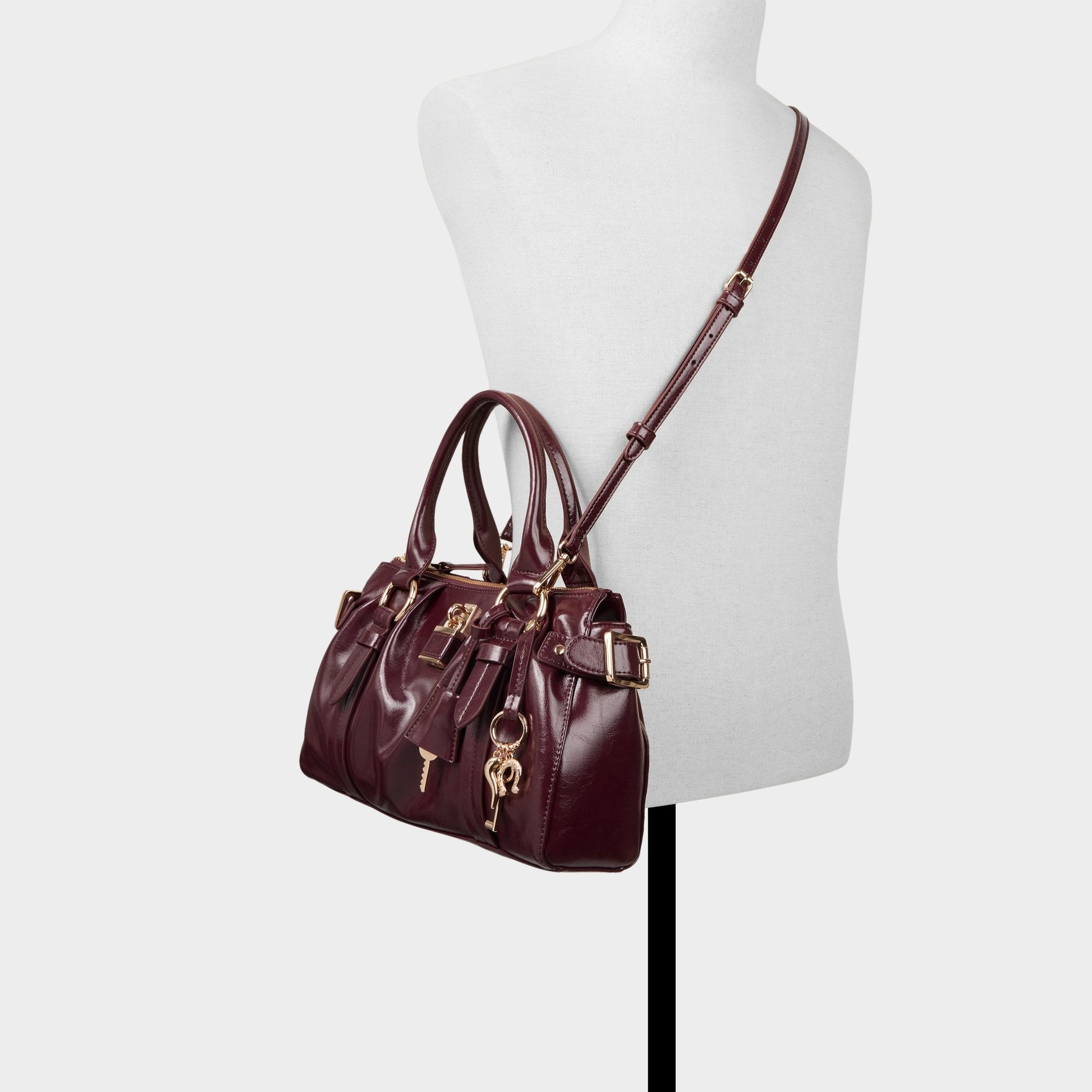 Alosaa in Bordo - Satchel bag - Bordo