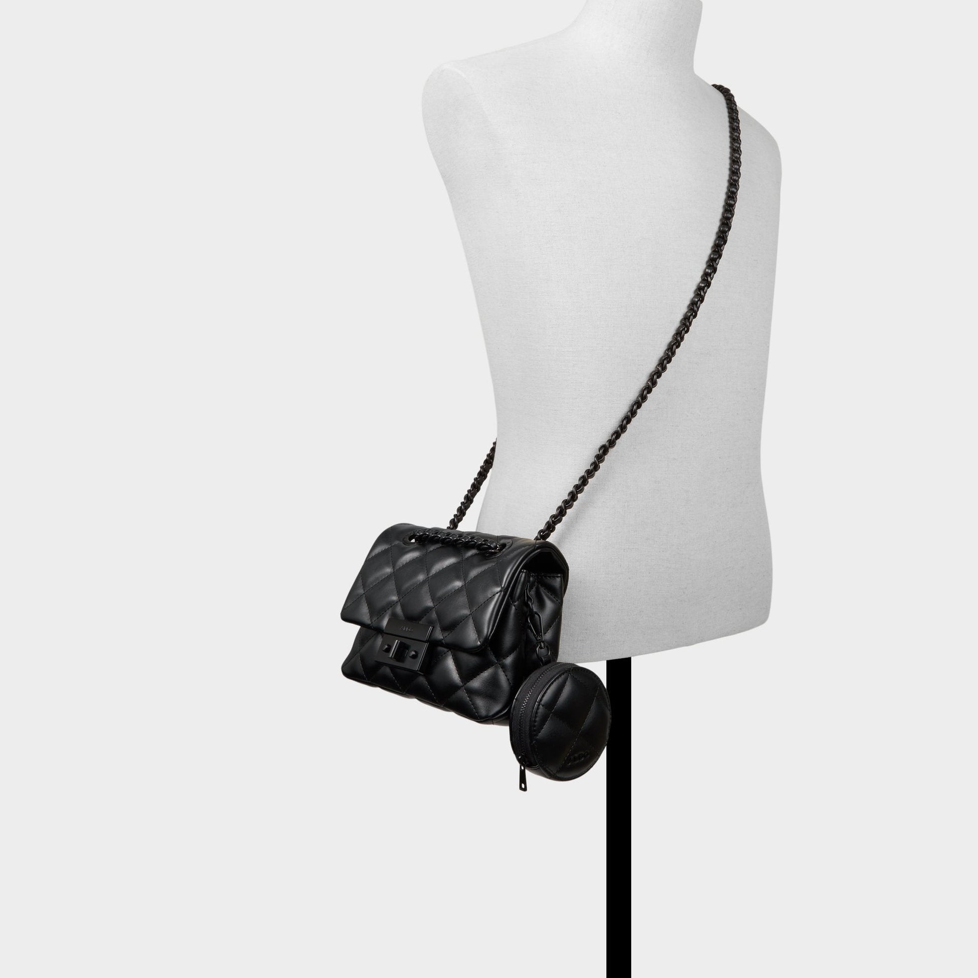 Letissee in Black Black - Crossbody bag - Black/Black