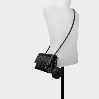 Letissee in Black Black - Crossbody bag - Black/Black