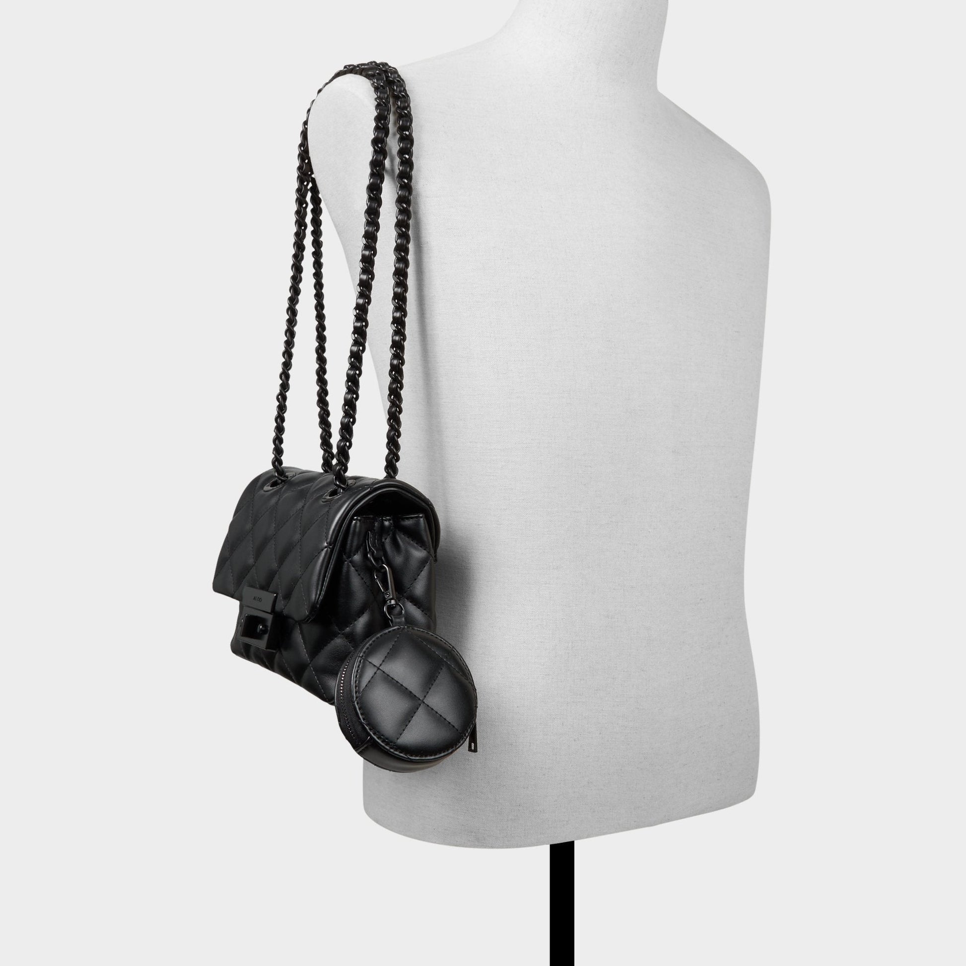 Letissee in Black Black - Crossbody bag - Black/Black