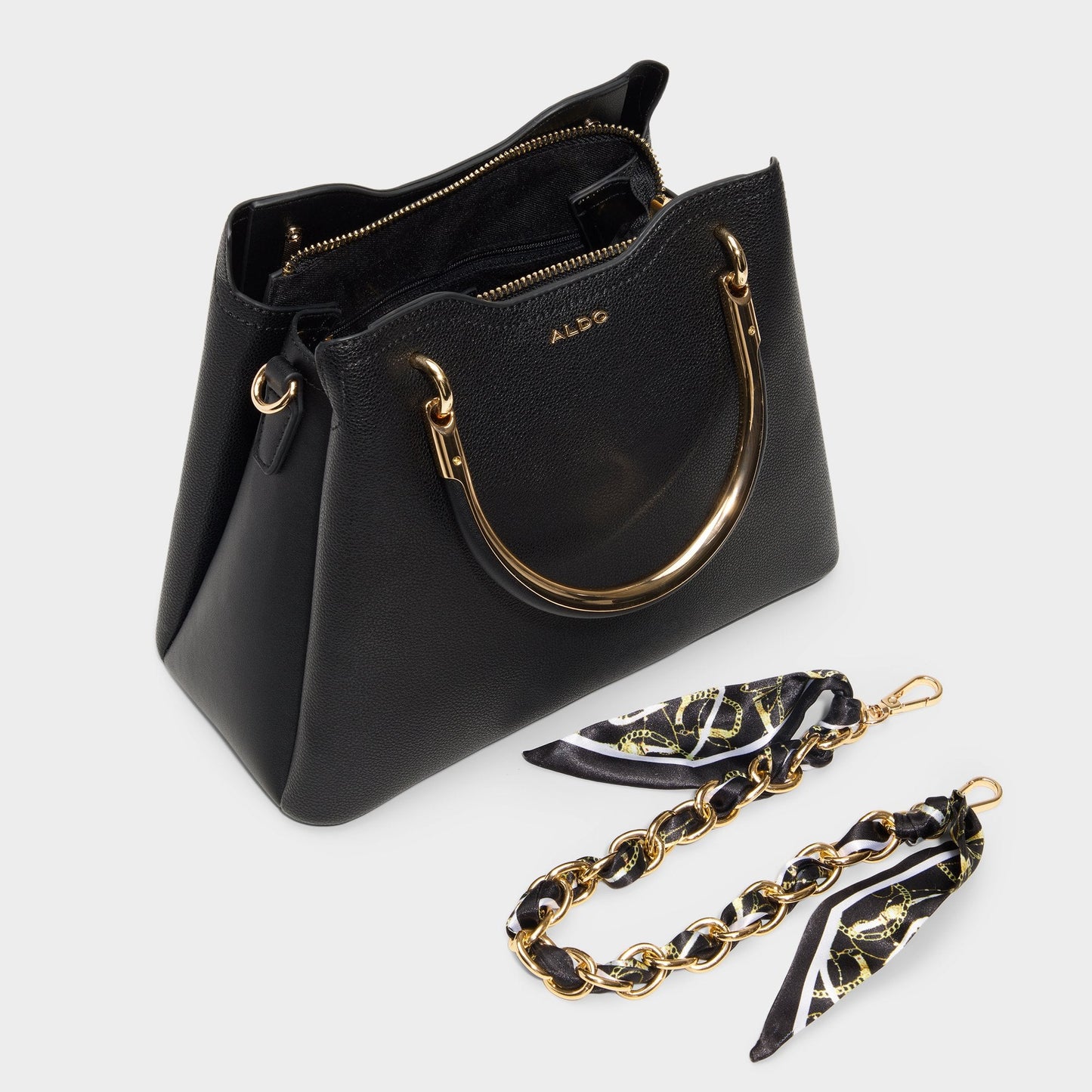 Arrayan Black Women's Top Handle Bags - Satchel bag - Black