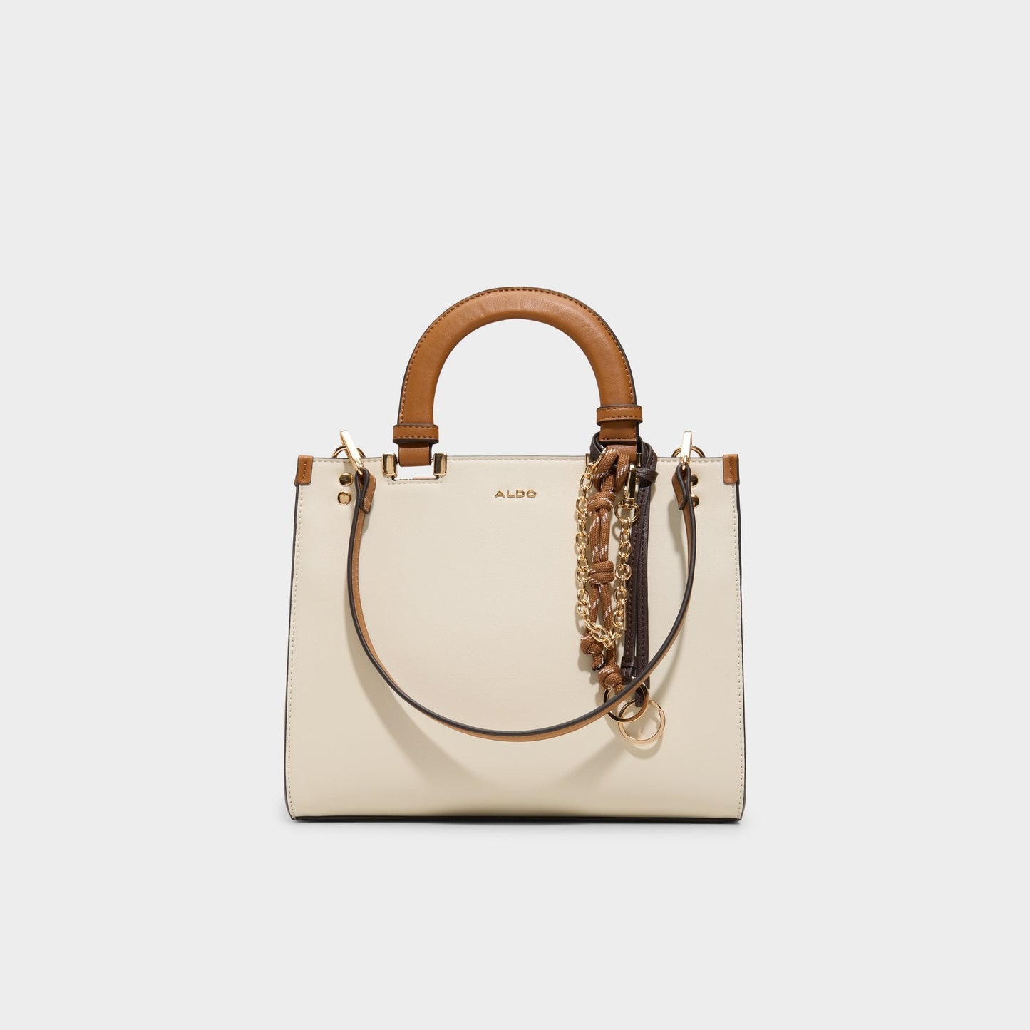 Almarisaa in Tan Combo - Satchel bag - Tan combo