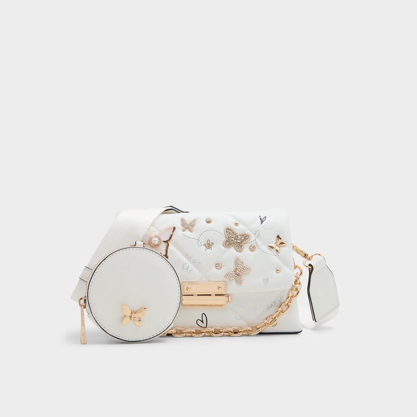 Camberlyyx White Women's Crossbody Bags - Crossbody bag - White