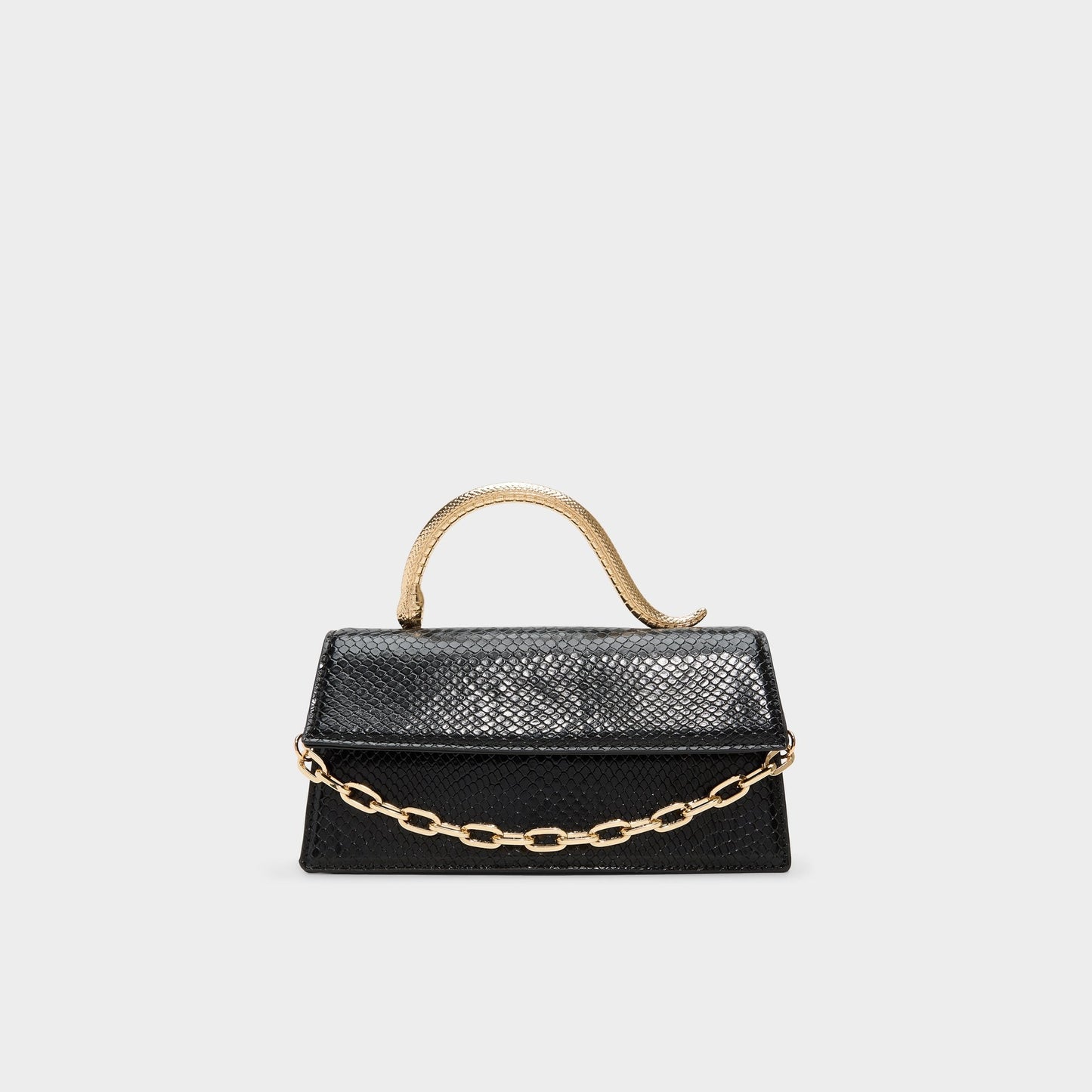 Daphnei Black Women's Top Handle Bags - Top handle bag - Black