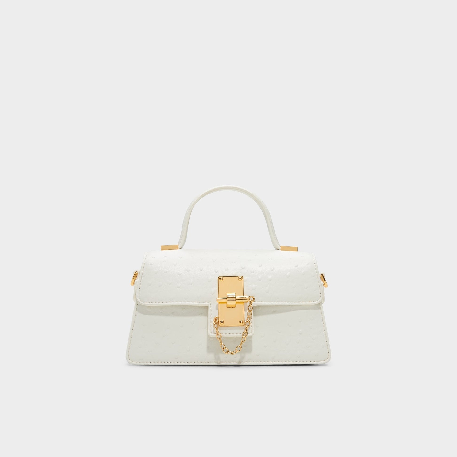 Callunaax White Women's Top Handle Bags - Top handle bag - White