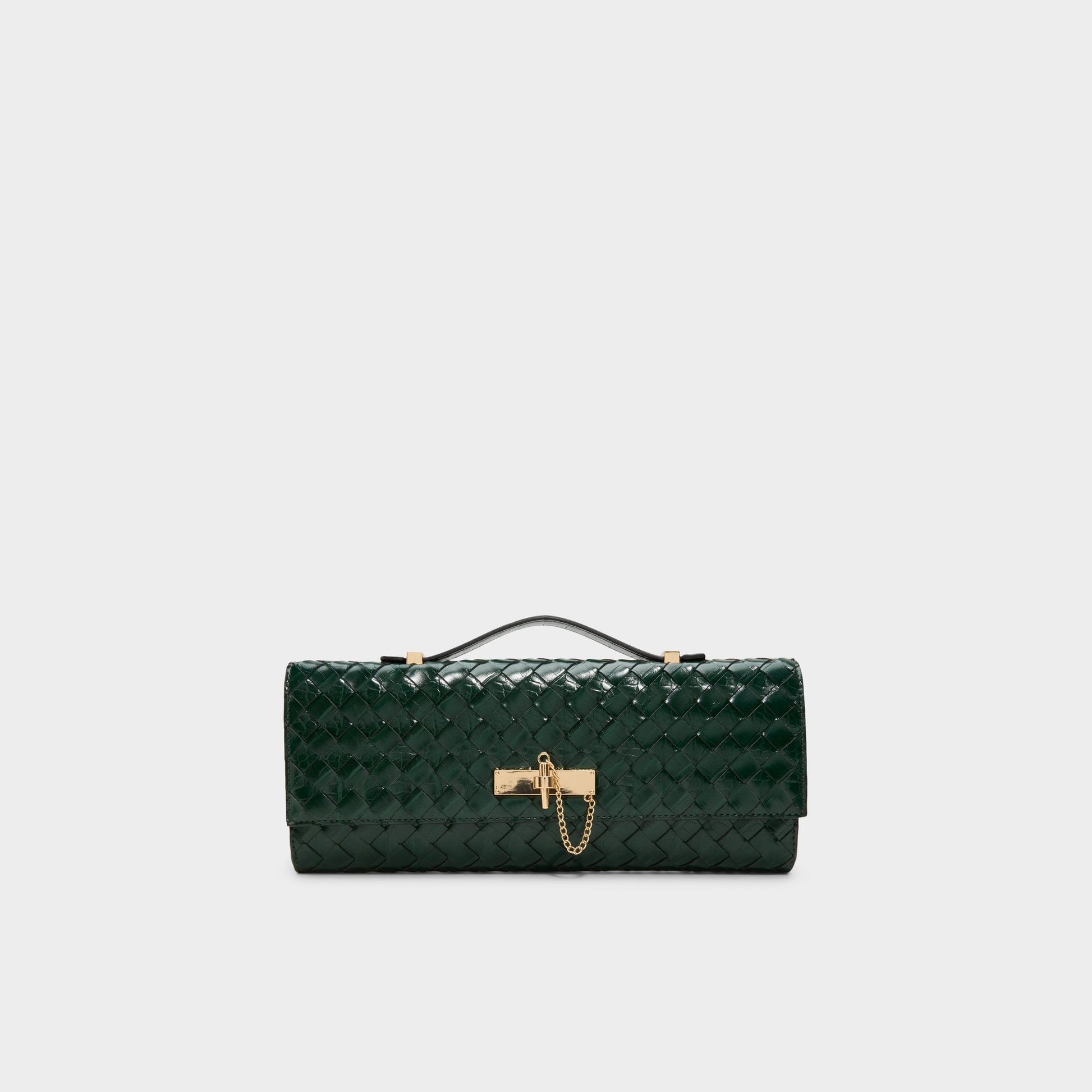 Rouxx in Dark Green - Clutch - Dark green