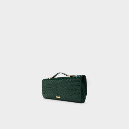 Rouxx in Dark Green - Clutch - Dark green