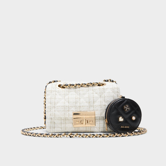 Letissee in Black White - Crossbody bag - Black/White