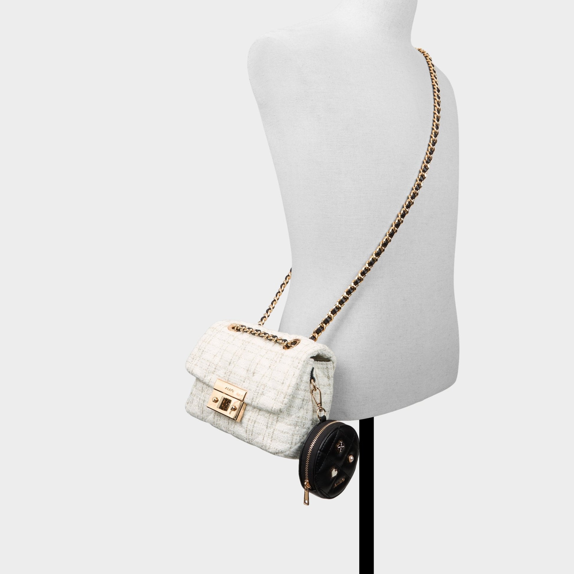 Letissee in Black White - Crossbody bag - Black/White