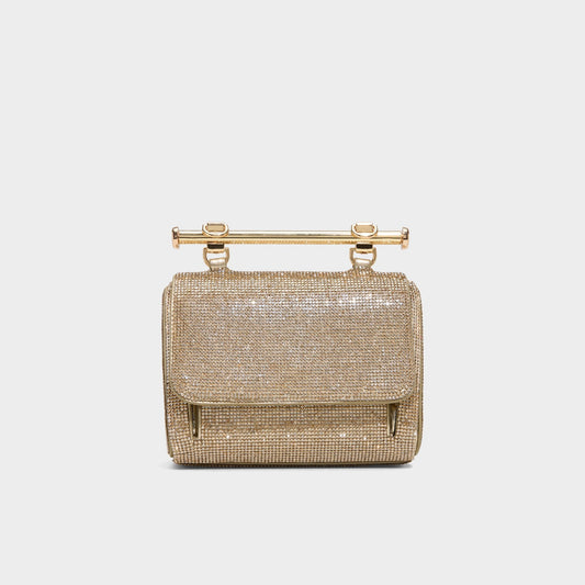 Blingchic Gold Women's Top Handle Bags - Top handle bag - Gold