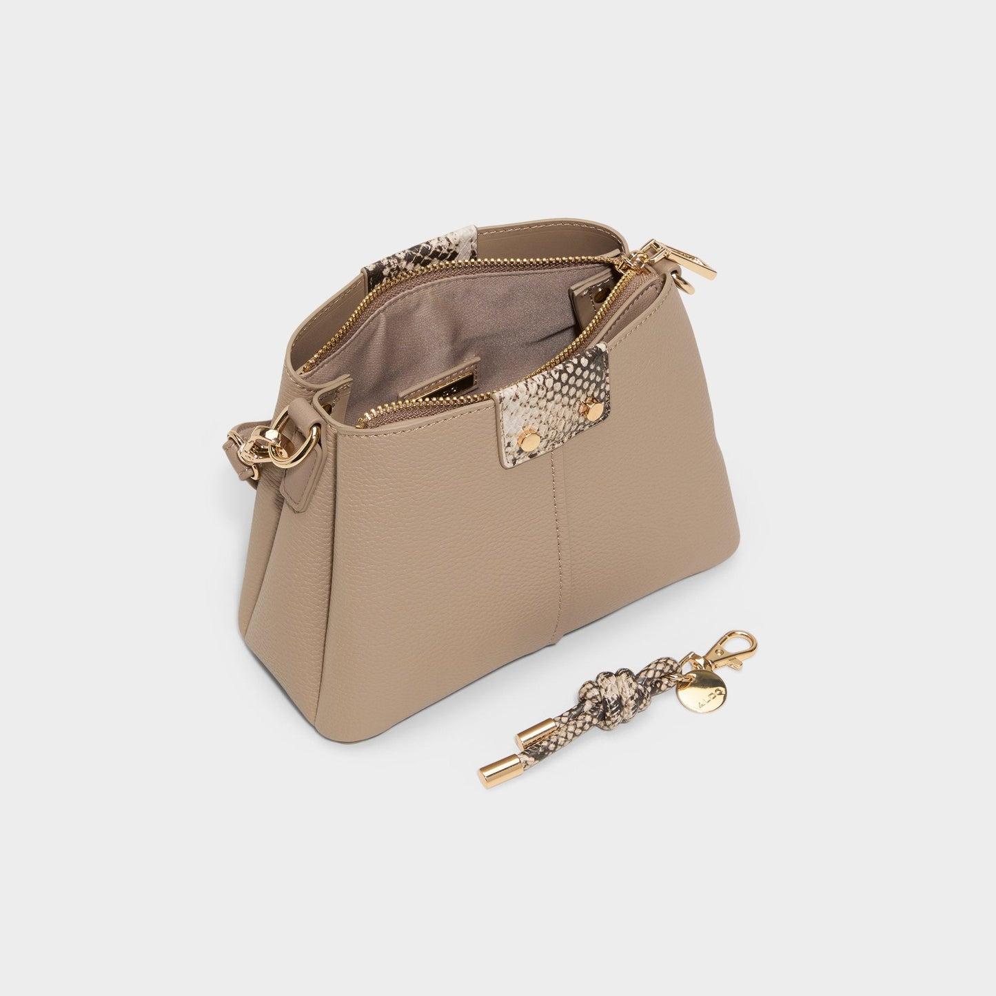 Sloaniee in Taupe - Crossbody bag - Taupe