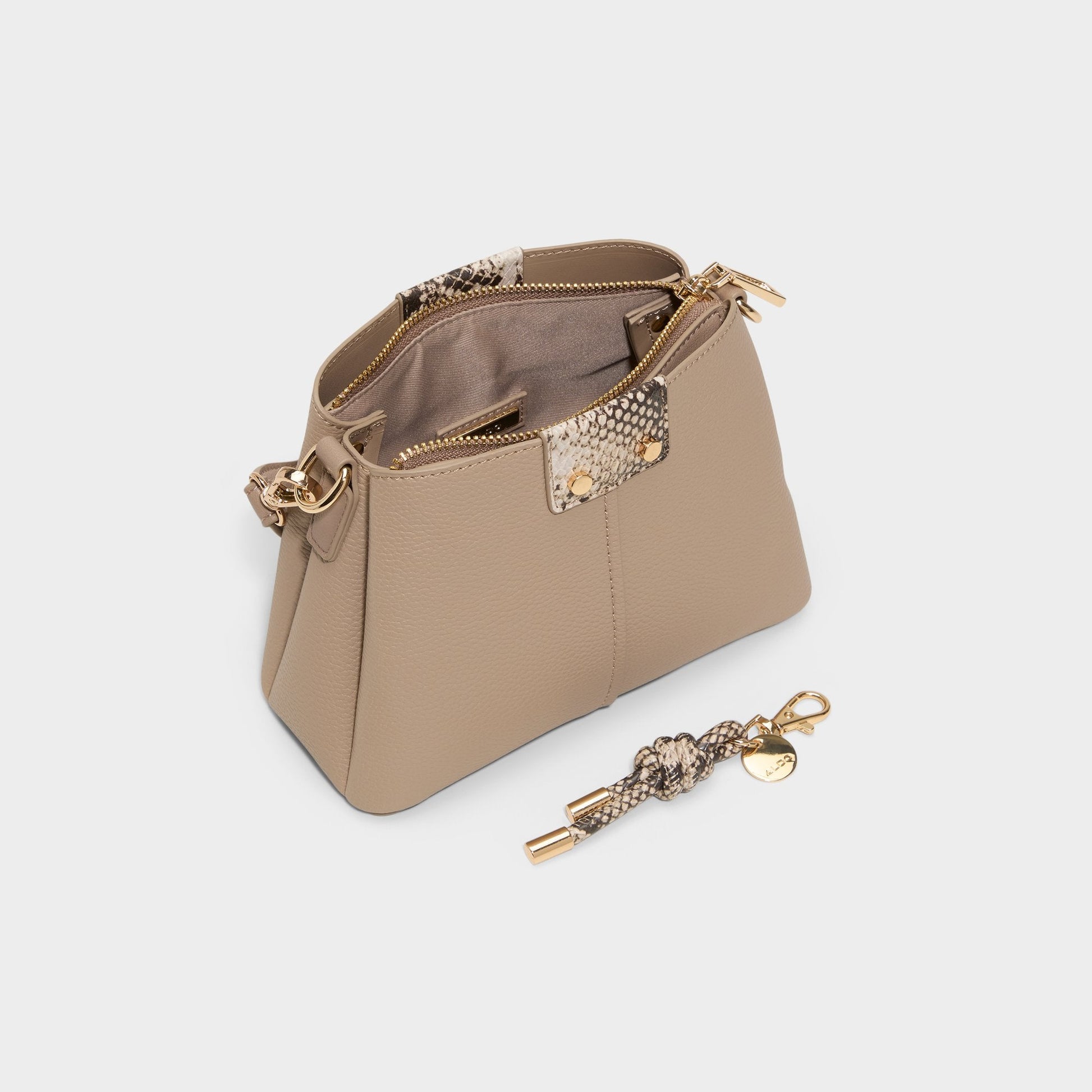 Sloaniee in Taupe - Crossbody bag - Taupe
