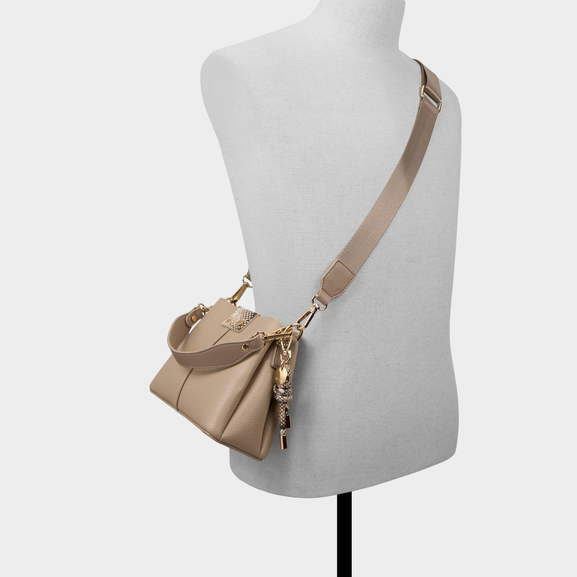 Sloaniee in Taupe - Crossbody bag - Taupe