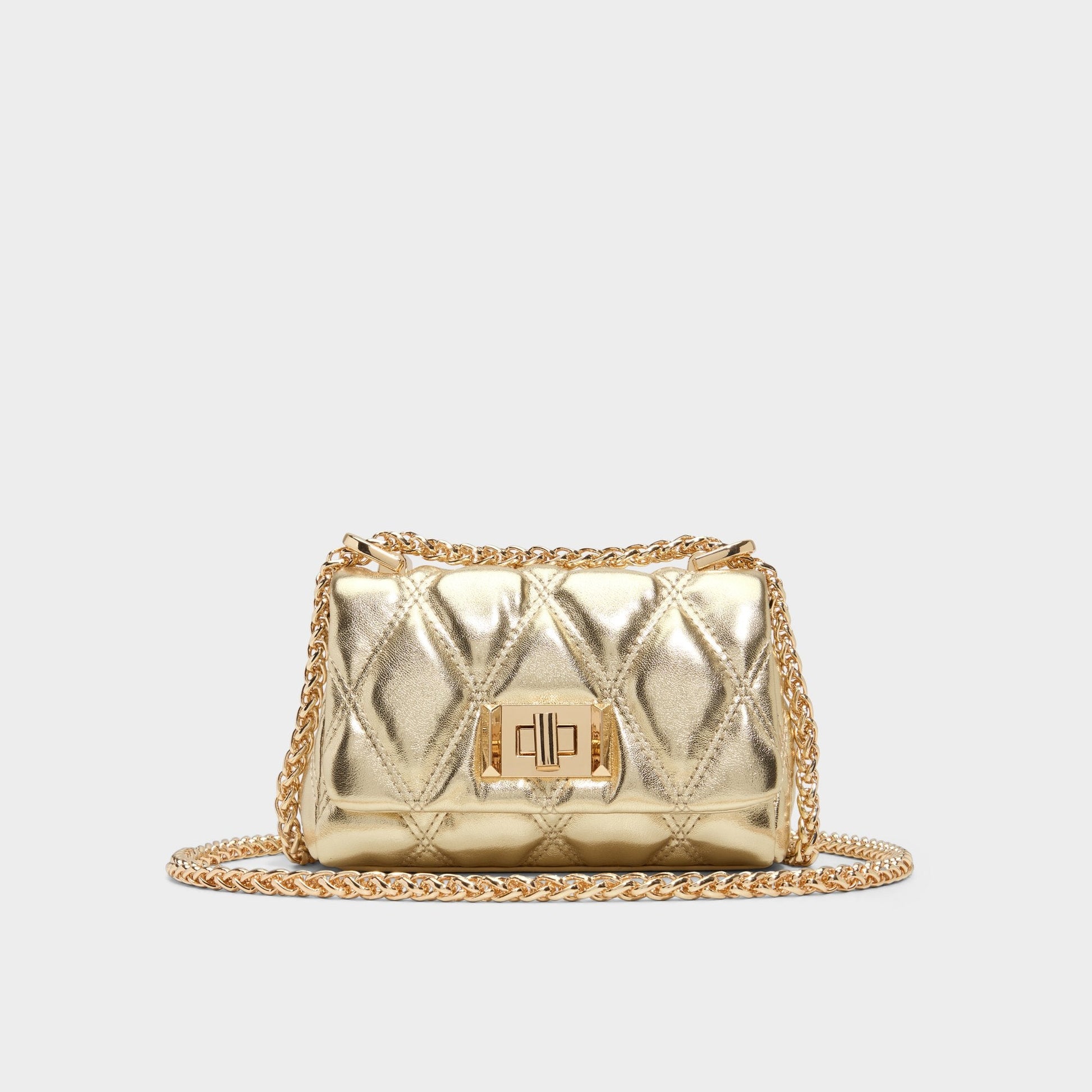 Ledia Gold Women's Iridescent metallics - Crossbody bag - Gold