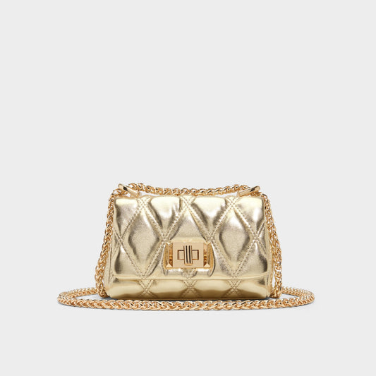 Ledia Gold Women's Iridescent metallics - Crossbody bag - Gold