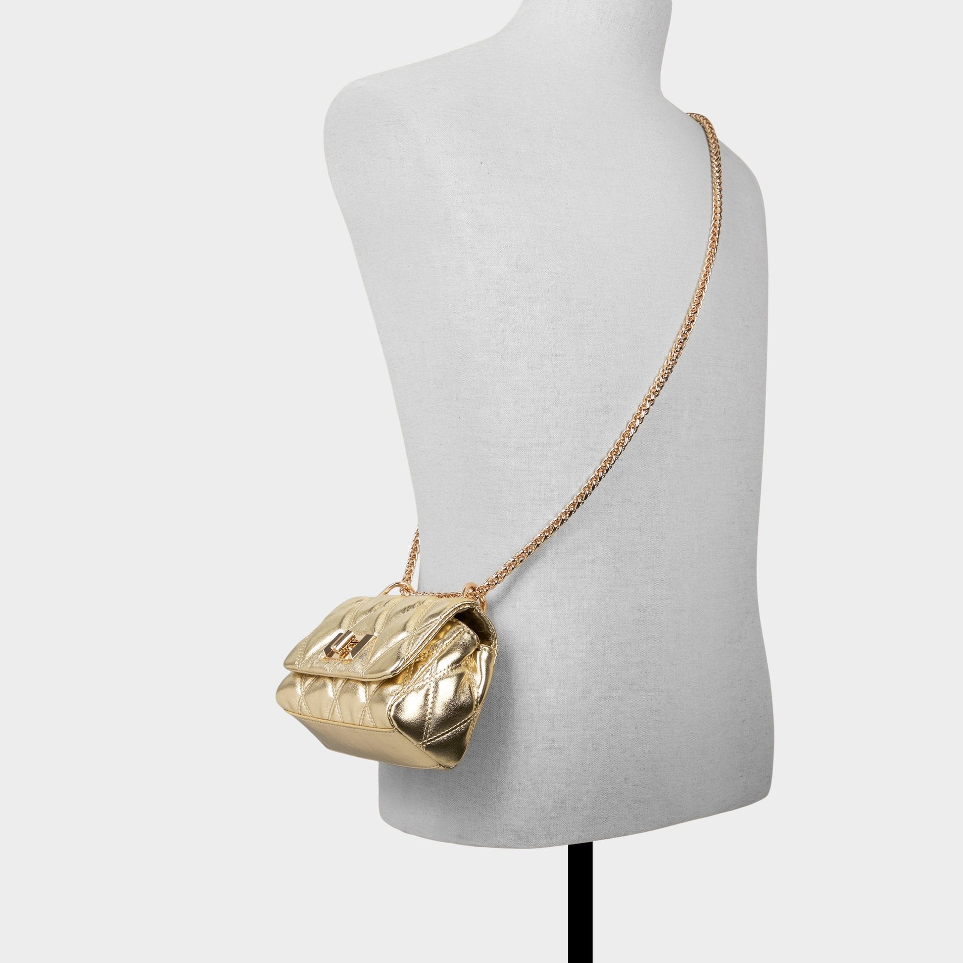 Ledia Gold Women's Iridescent metallics - Crossbody bag - Gold