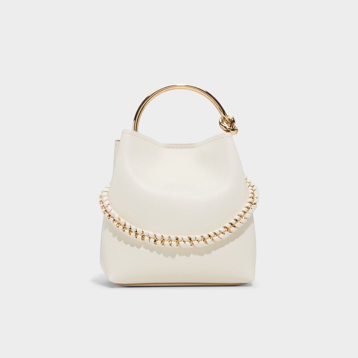 Bienkaax Bone Women's Top Handle Bags - Bucket bag - Bone