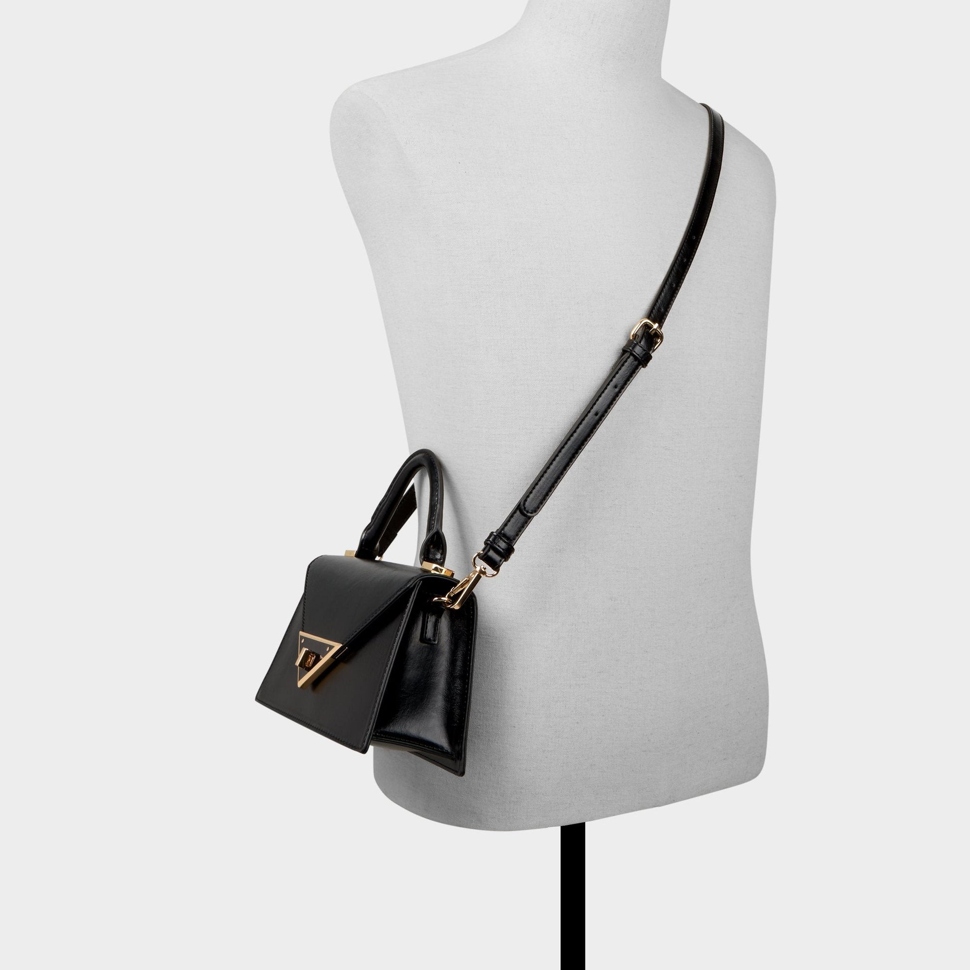 Amileaax in Black - Top handle bag - Black