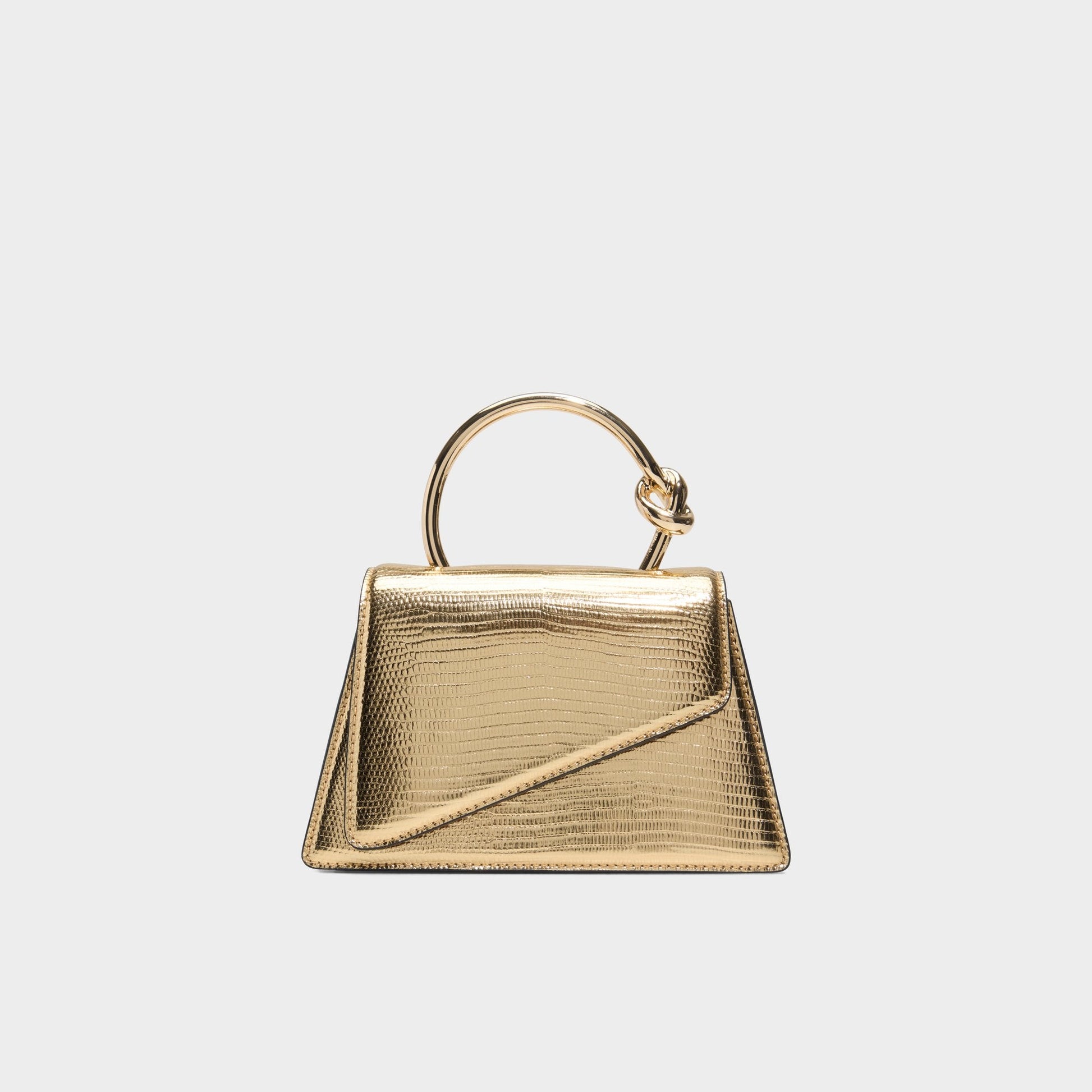 Aellaax Gold Women's Top Handle Bags - Top handle bag - Gold