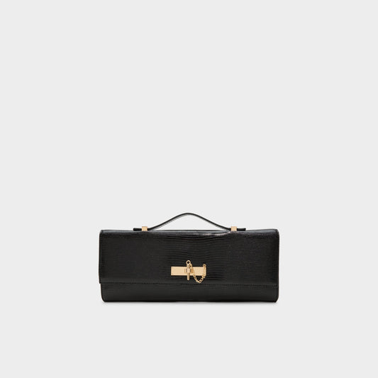 Rouxx in Black - Clutch - Black