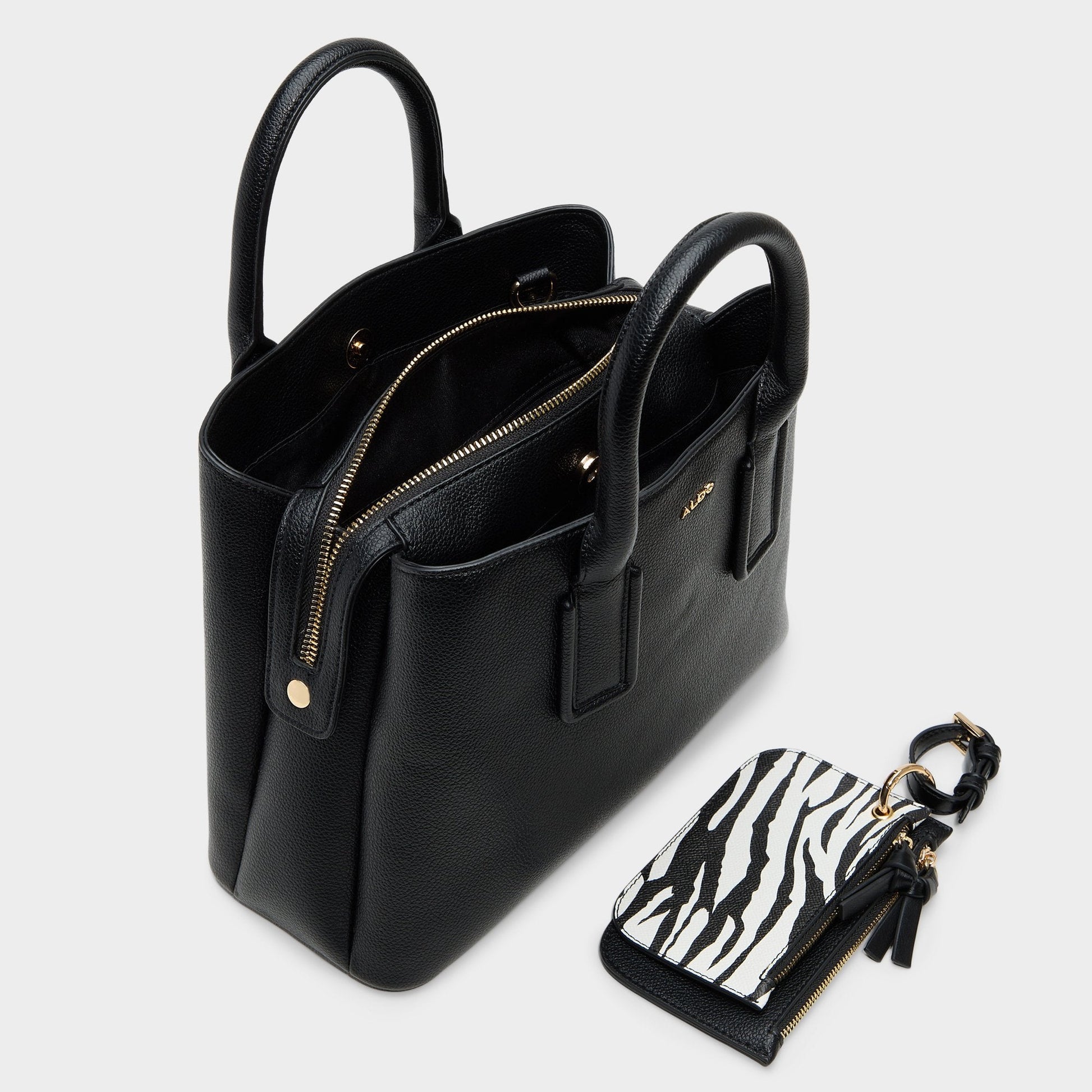 Jeynnaa in Black - Satchel bag - Black