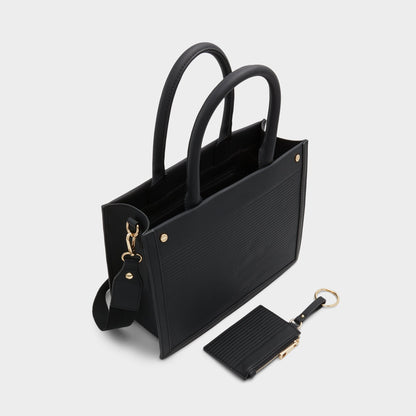 Daspiass in Black - Satchel bag - Black