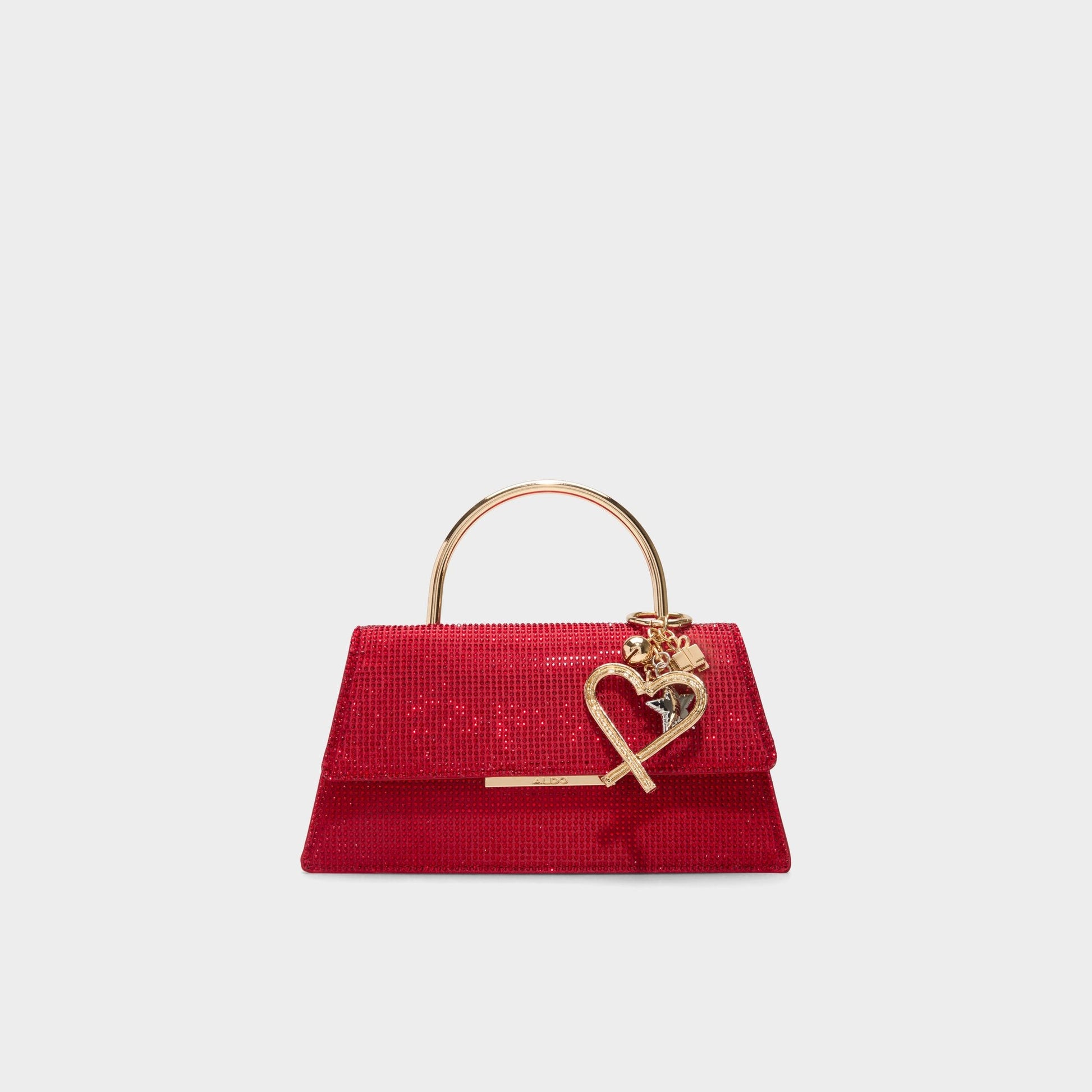 Candycanee in Red - Top handle bag - Red