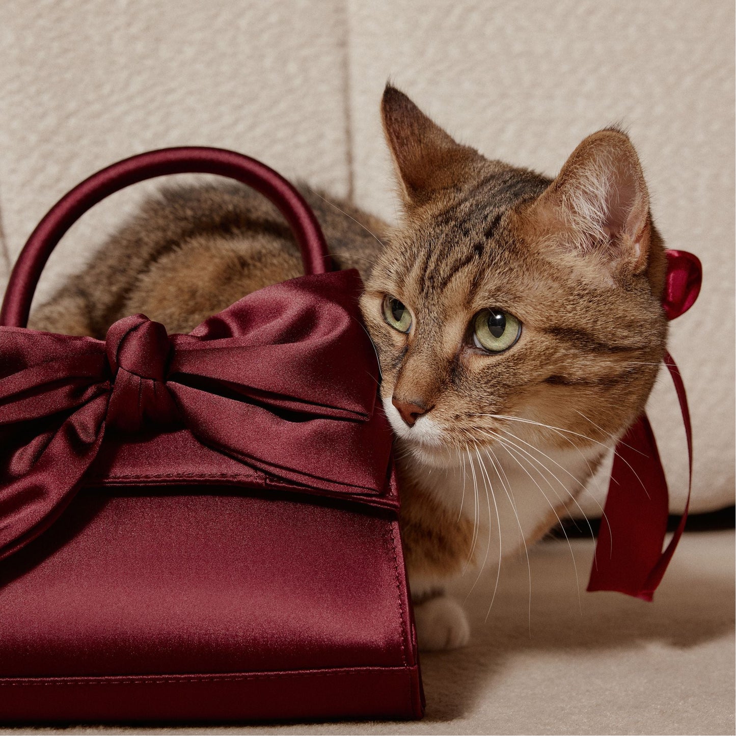 Decadencee in Dark Red - Top handle bag - Dark Red