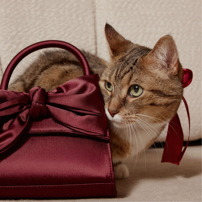 Decadencee in Dark Red - Top handle bag - Dark Red