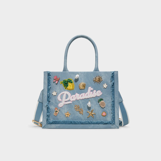 Paradisetotee in Denim - Satchel bag - Denim