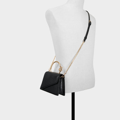 Aellaax Black Women's Top Handle Bags - Top handle bag - Black