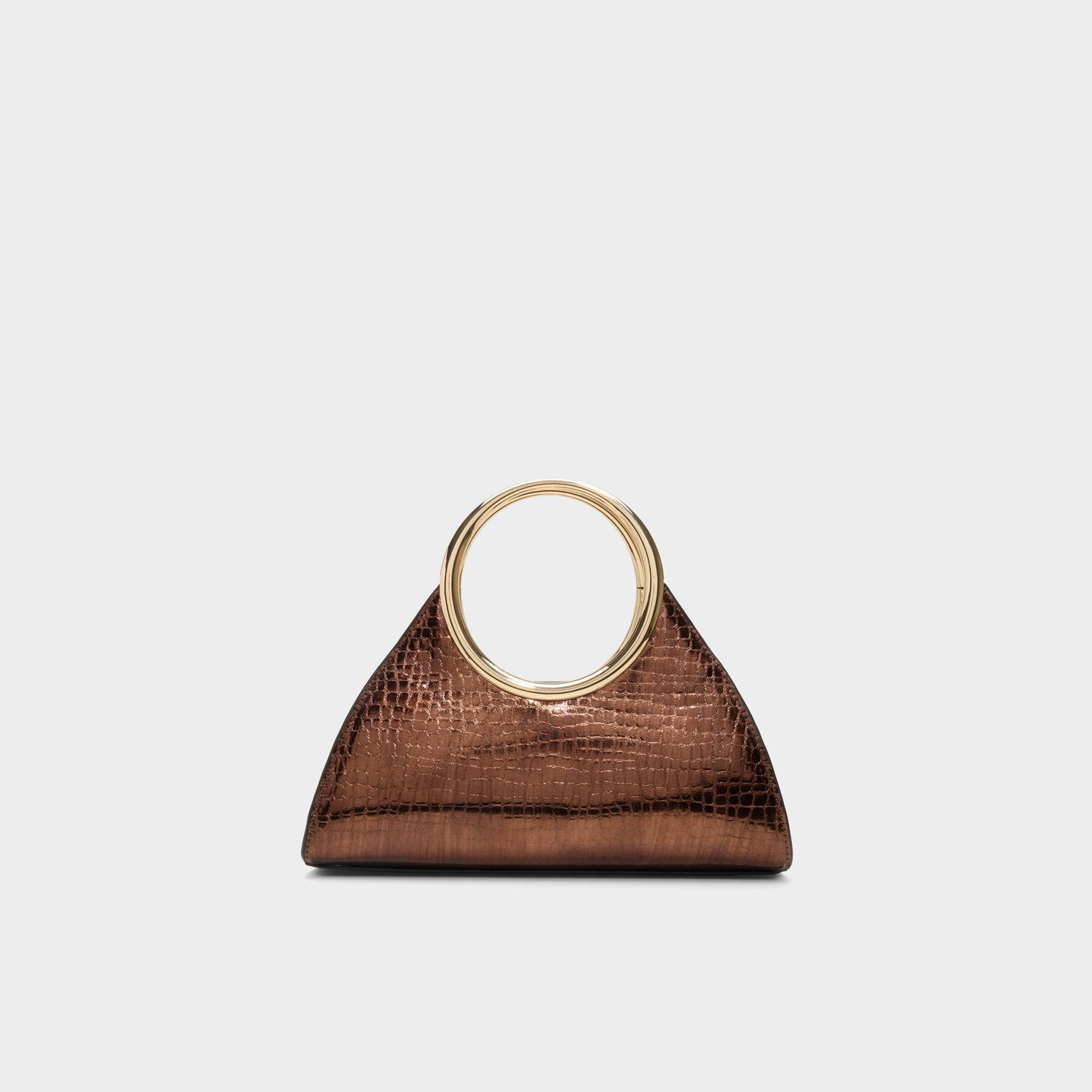 Alayamoonn in Bronze - Top handle bag - Bronze