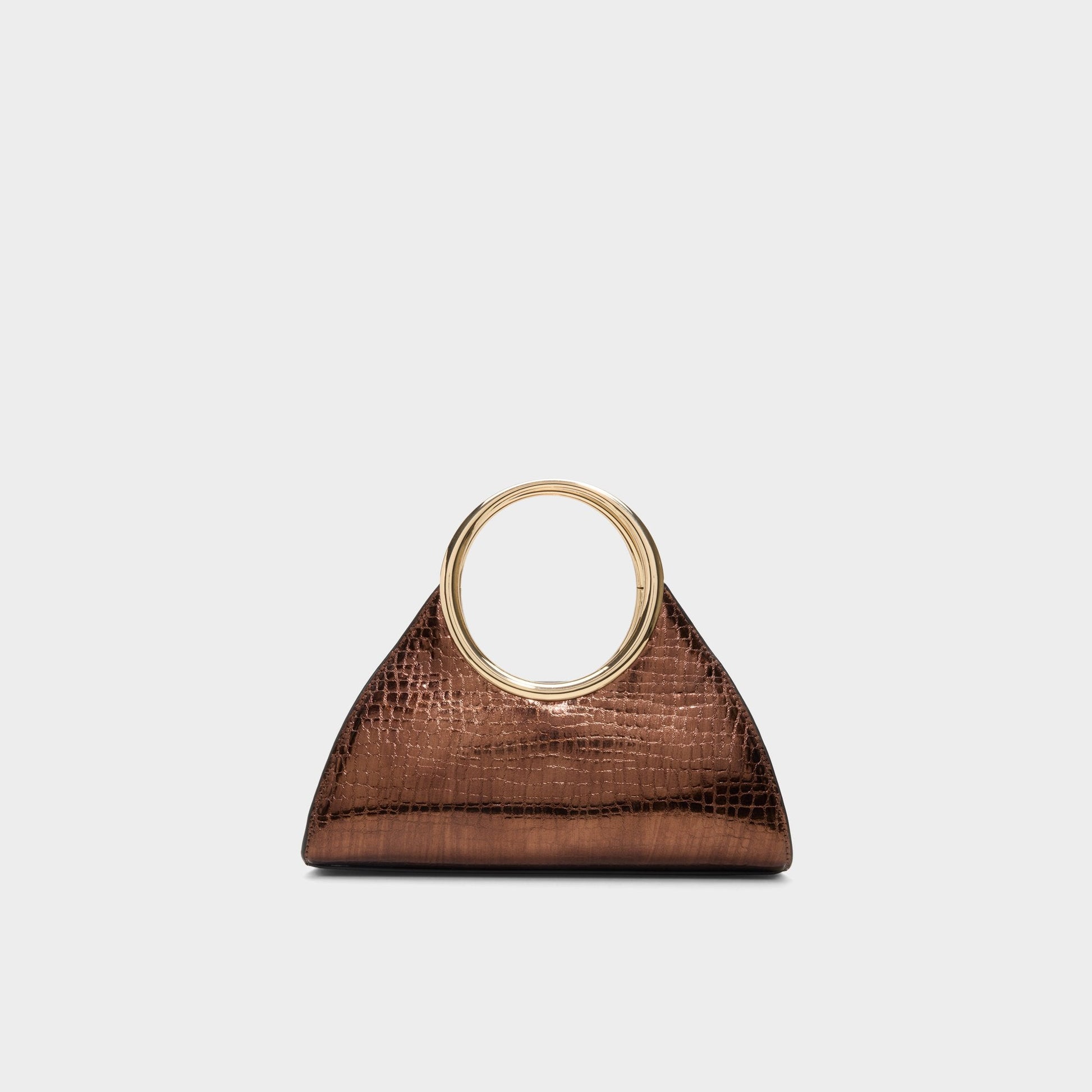 Alayamoonn in Bronze - Top handle bag - Bronze
