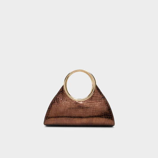 Alayamoonn in Bronze - Top handle bag - Bronze