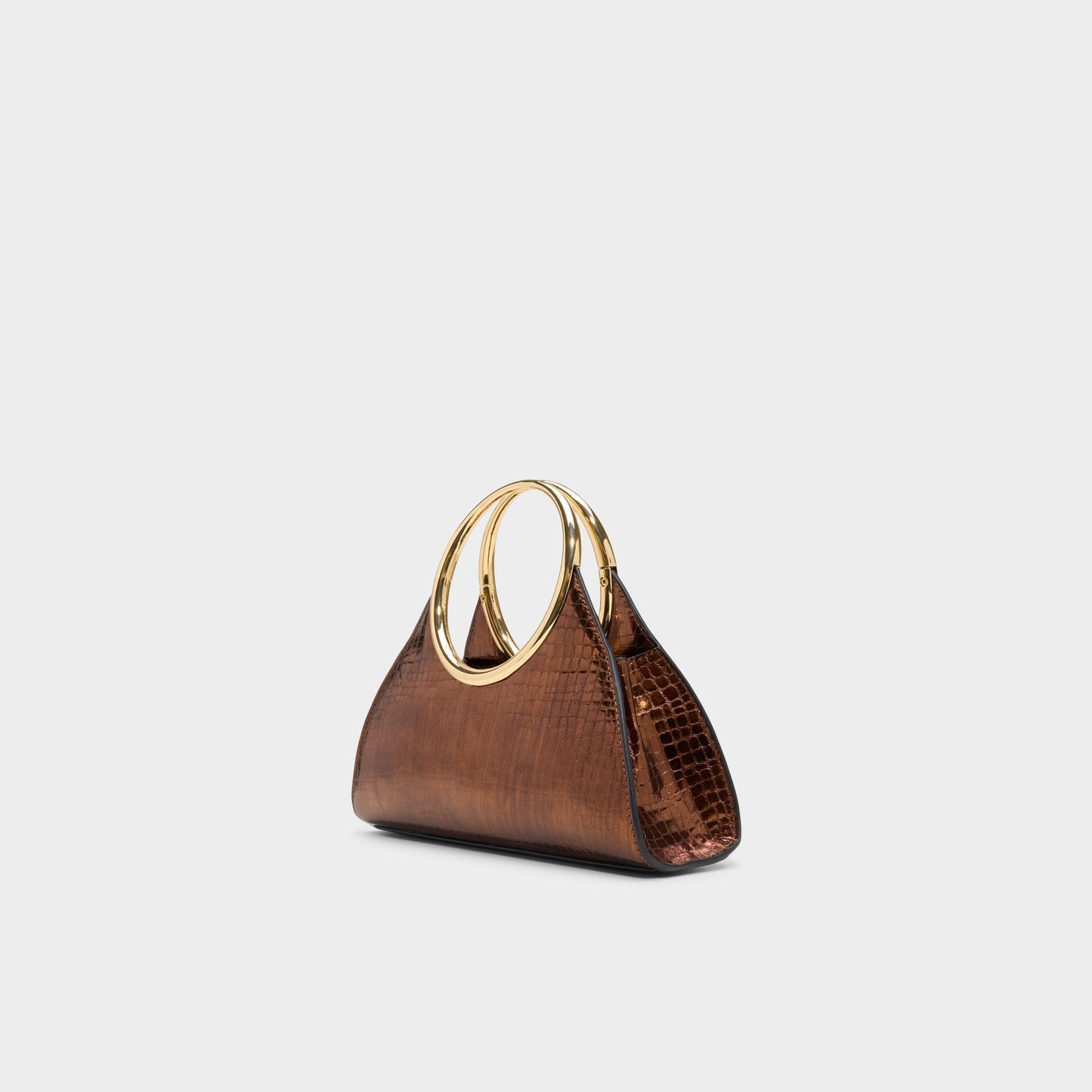 Alayamoonn in Bronze - Top handle bag - Bronze