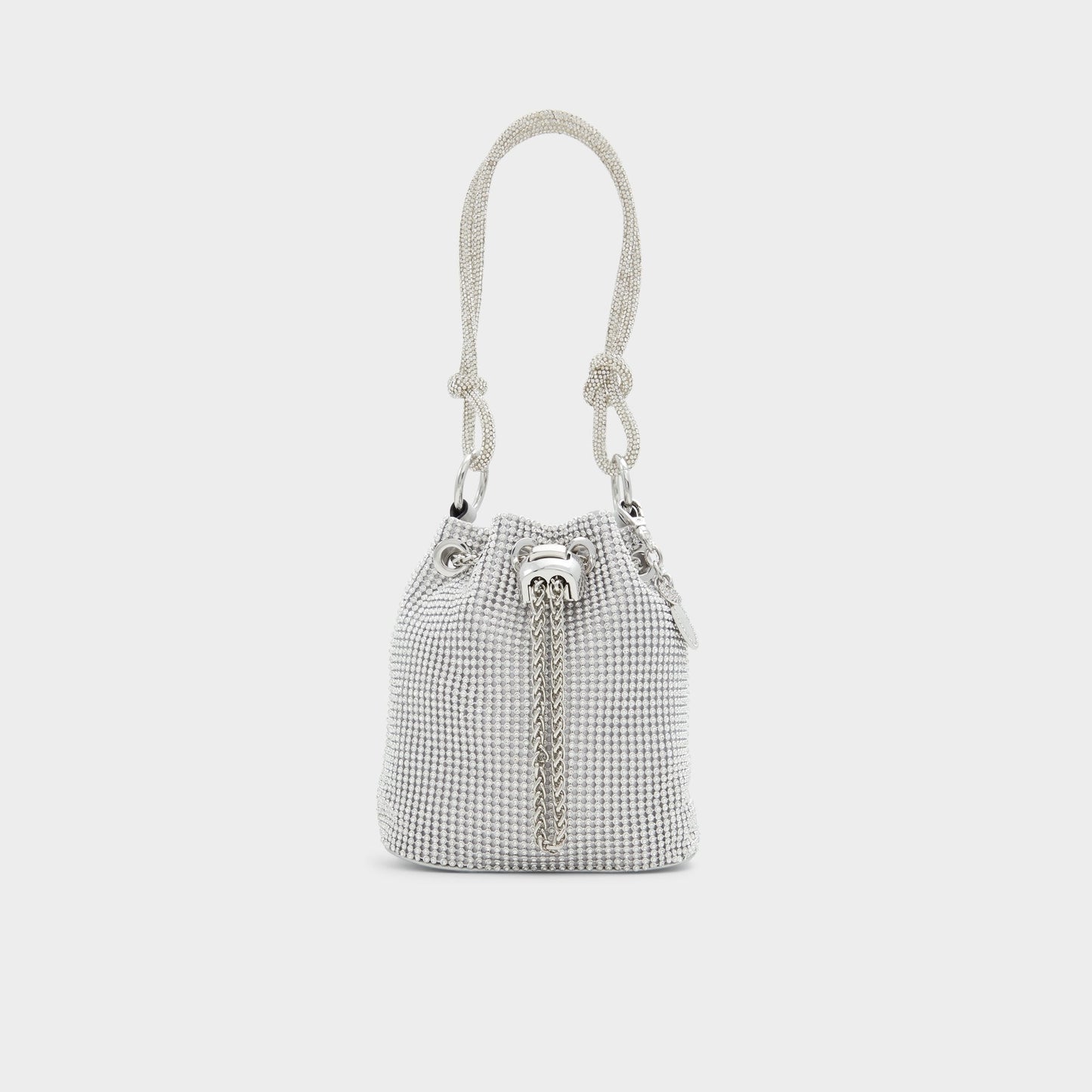 Marvelax Silver Women's Top Handle Bags - Bucket bag - Silver