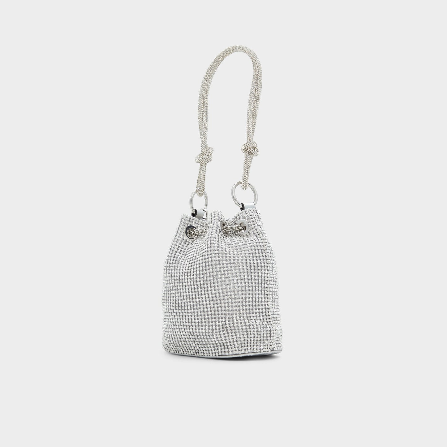 Marvelax Silver Women's Top Handle Bags - Bucket bag - Silver