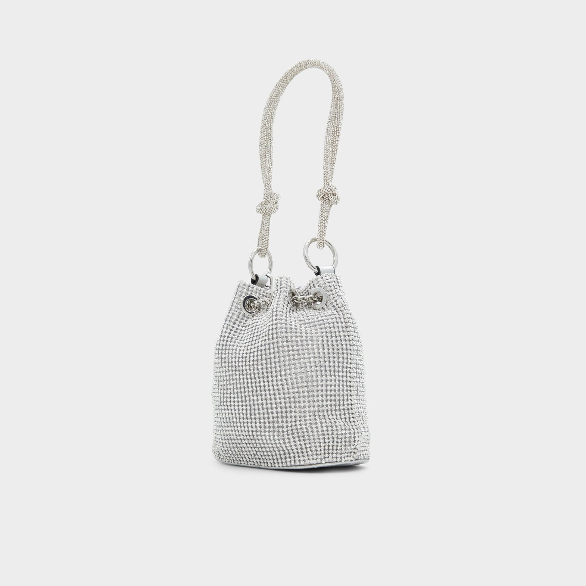 Marvelax Silver Women's Top Handle Bags - Bucket bag - Silver