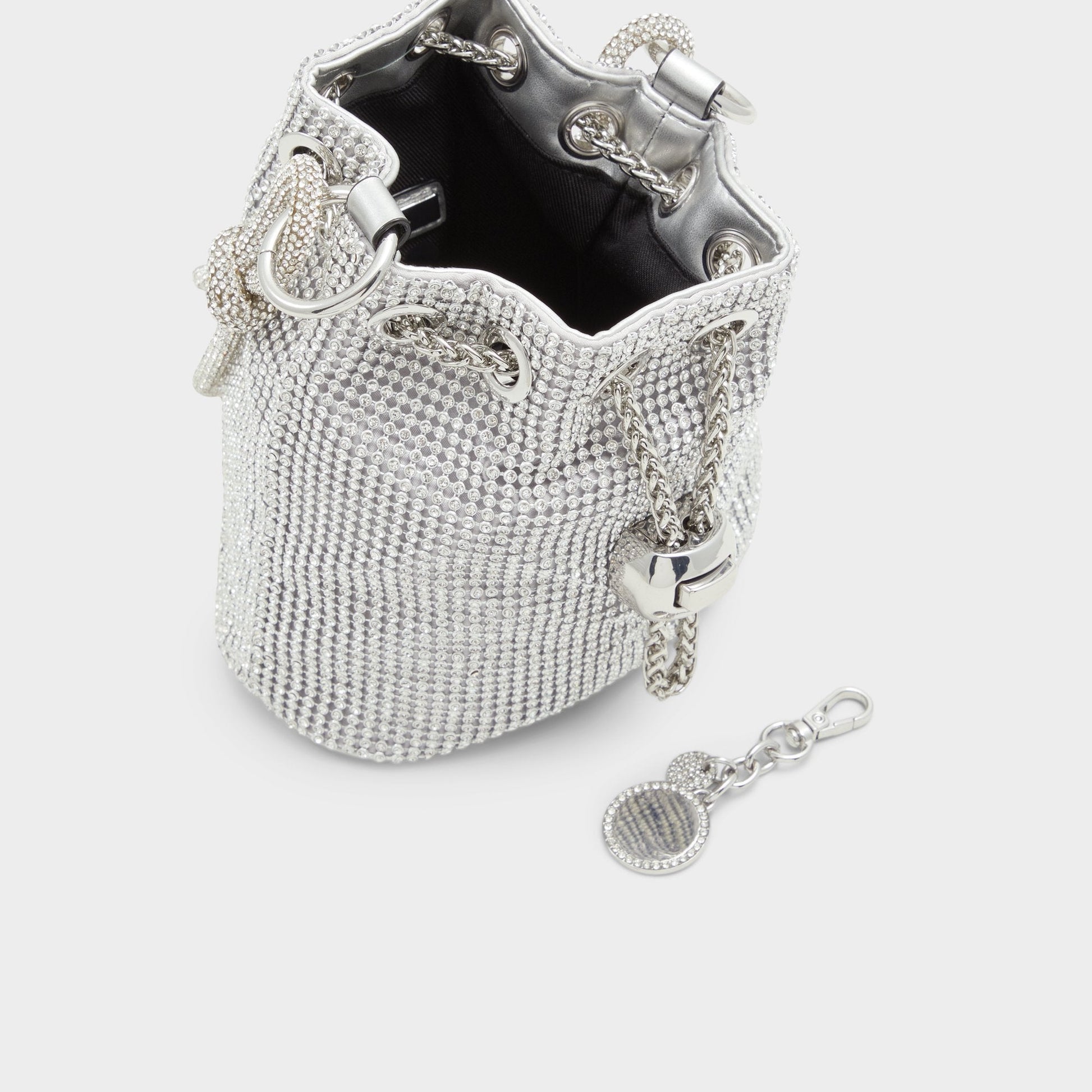 Marvelax Silver Women's Top Handle Bags - Bucket bag - Silver