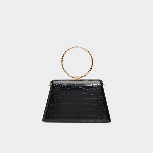 Akaylee in Black - Top handle bag - Black