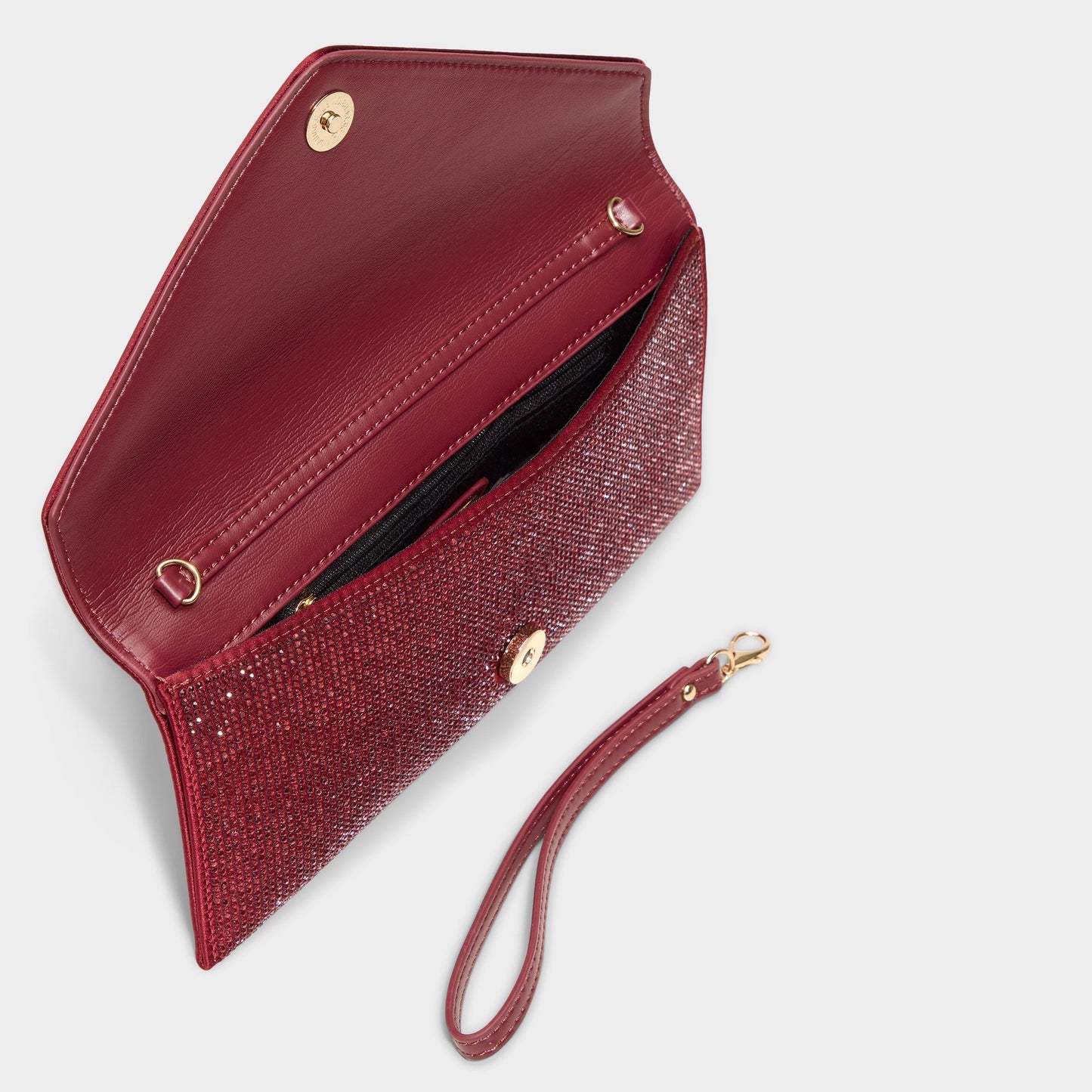 Mallasveblingg in Dark Red - Clutch - Dark Red