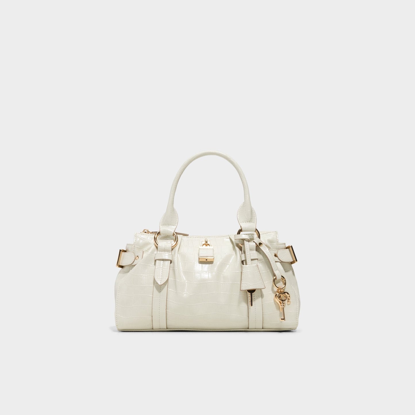 Alosaa in White - Satchel bag - White
