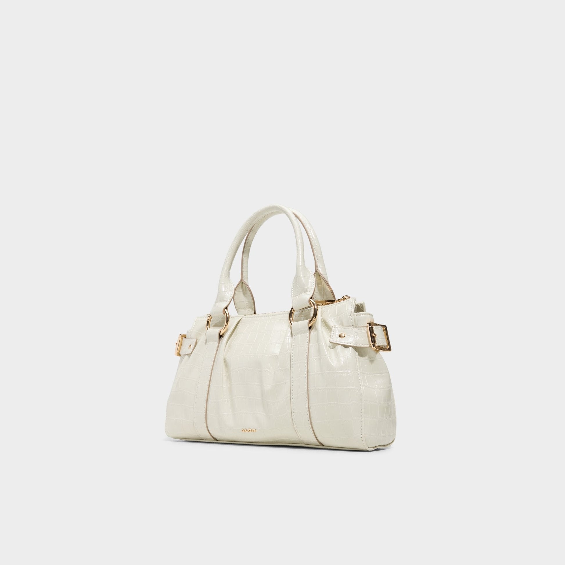 Alosaa in White - Satchel bag - White