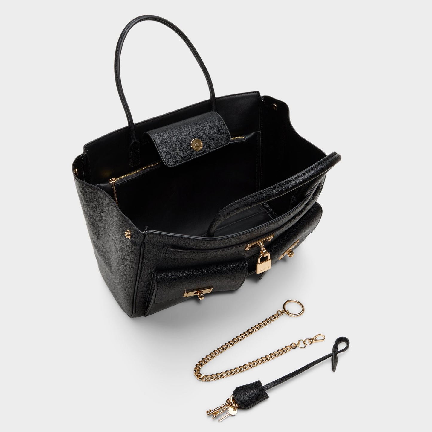 Katetotee in Black - Satchel bag - Black