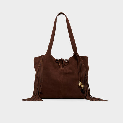 Arrow in Dark Brown - Hobo bag - Dark brown