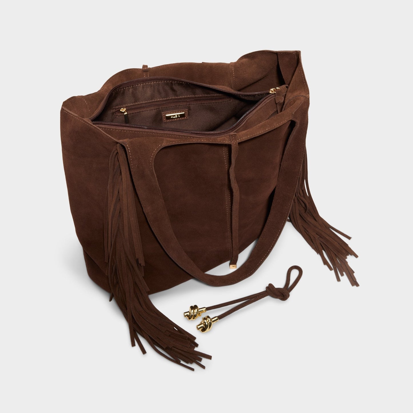 Arrow in Dark Brown - Hobo bag - Dark brown