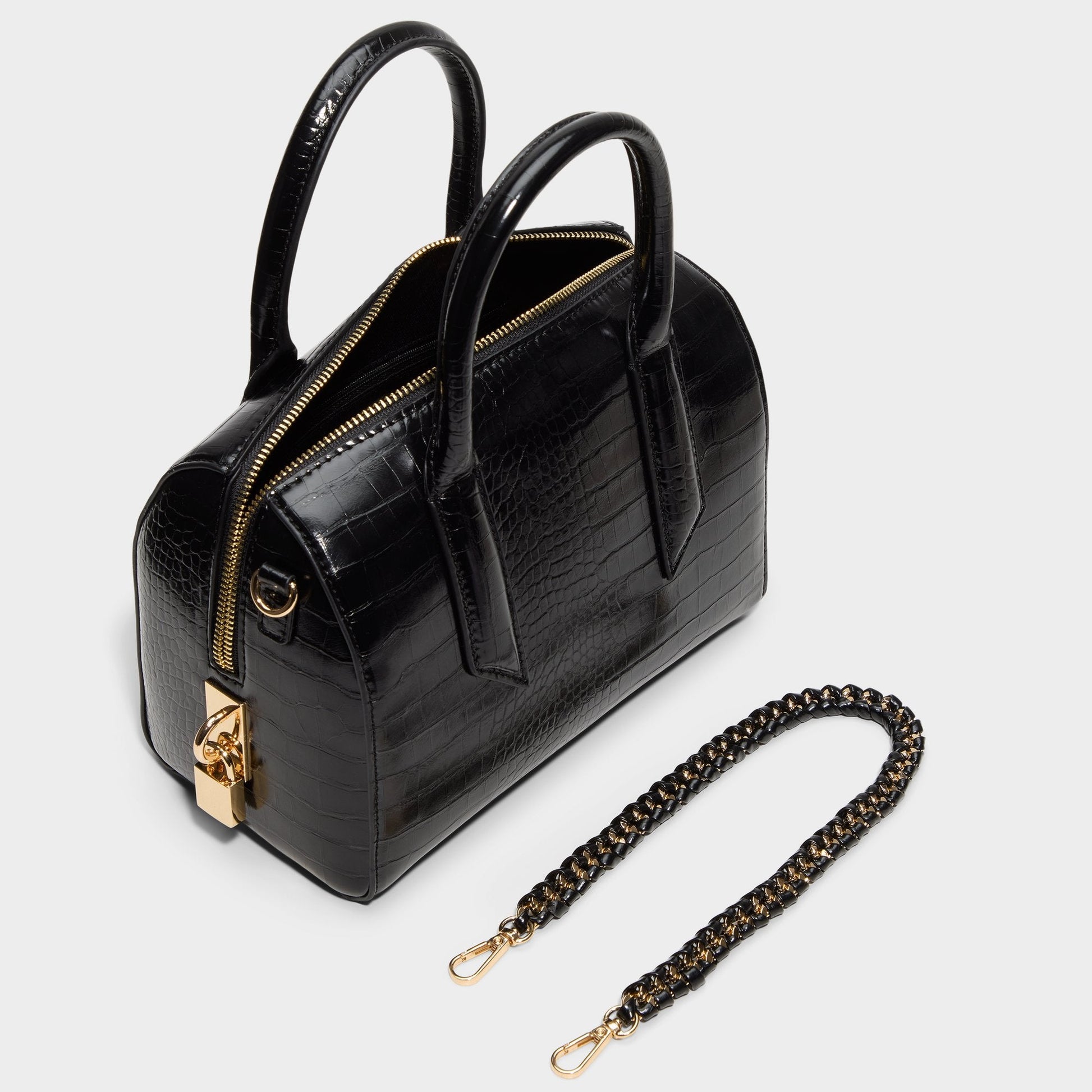 Albalaerell in Black - Satchel bag - Black